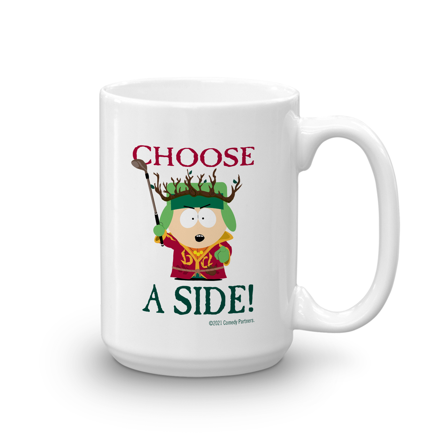 South Park Choose a Side White Mug