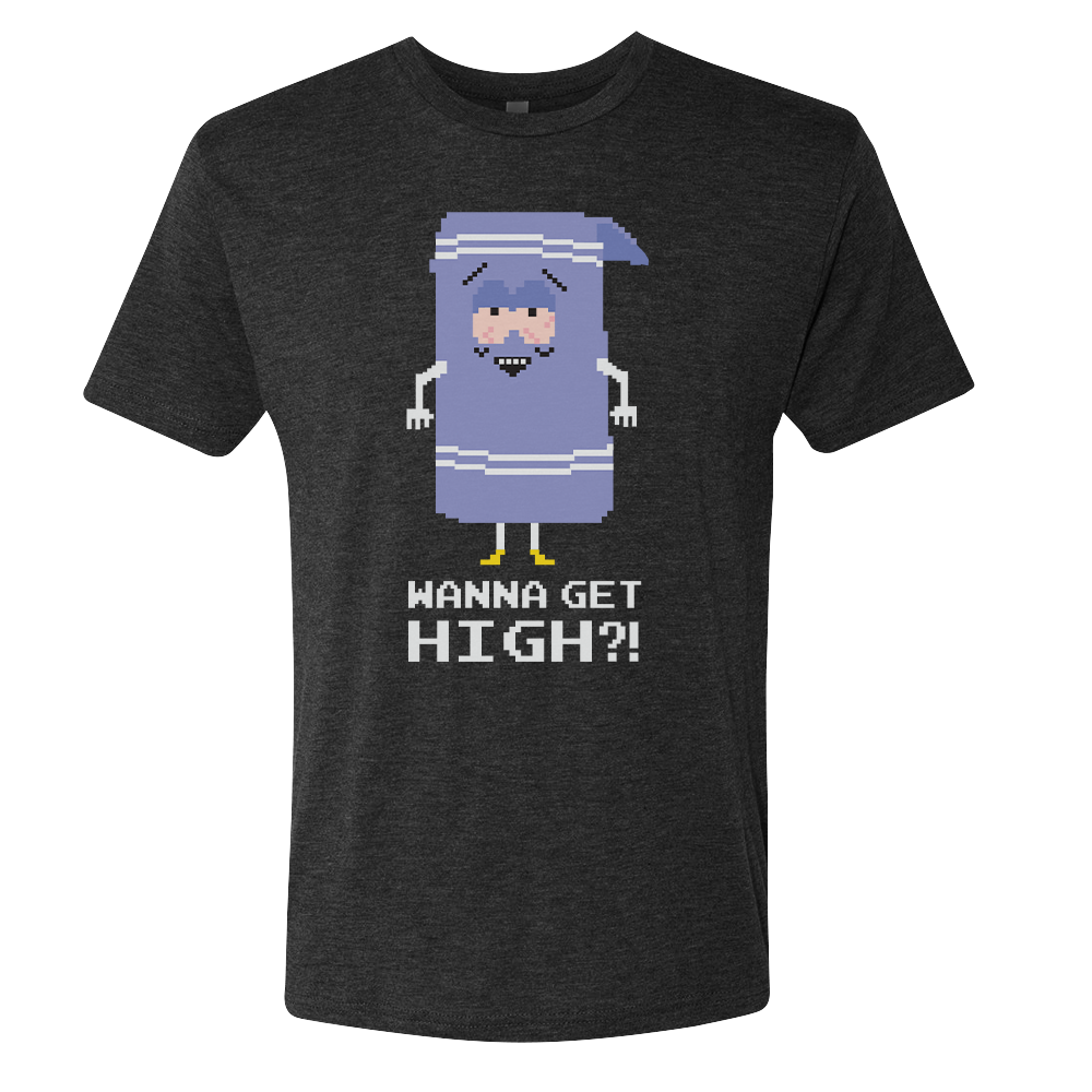 South Park Towelie Wanna Get High Men's Tri-Blend T-Shirt