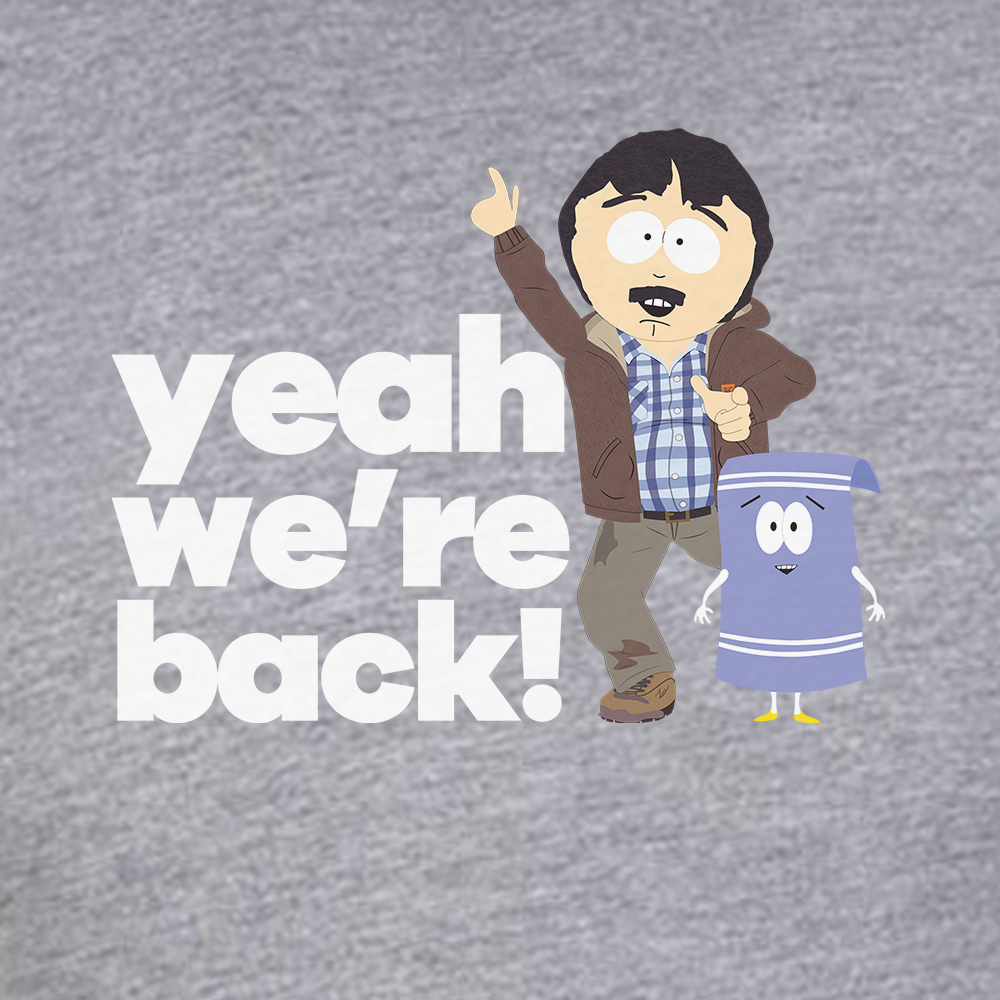 South Park Towelie & Randy We're Back Men's Tri-Blend T-Shirt