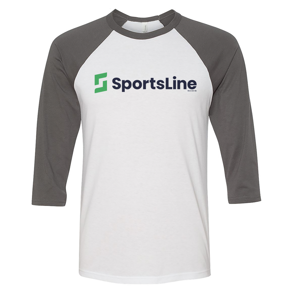 Sportsline Logo 3/4 Sleeve Baseball T-Shirt