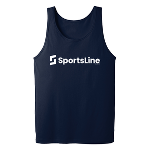 Sportsline White Logo Adult Tank Top