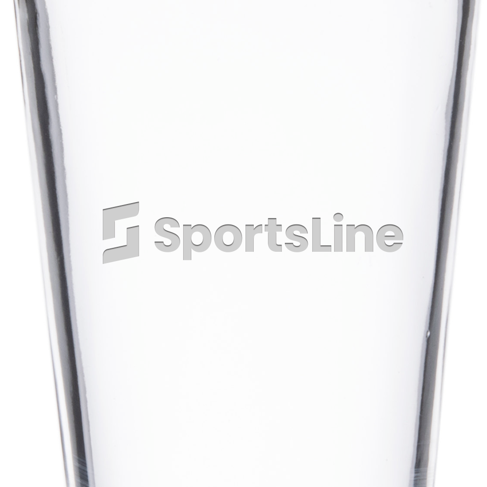 Sportsline Sportsline Logo Laser Engraved Pint Glass