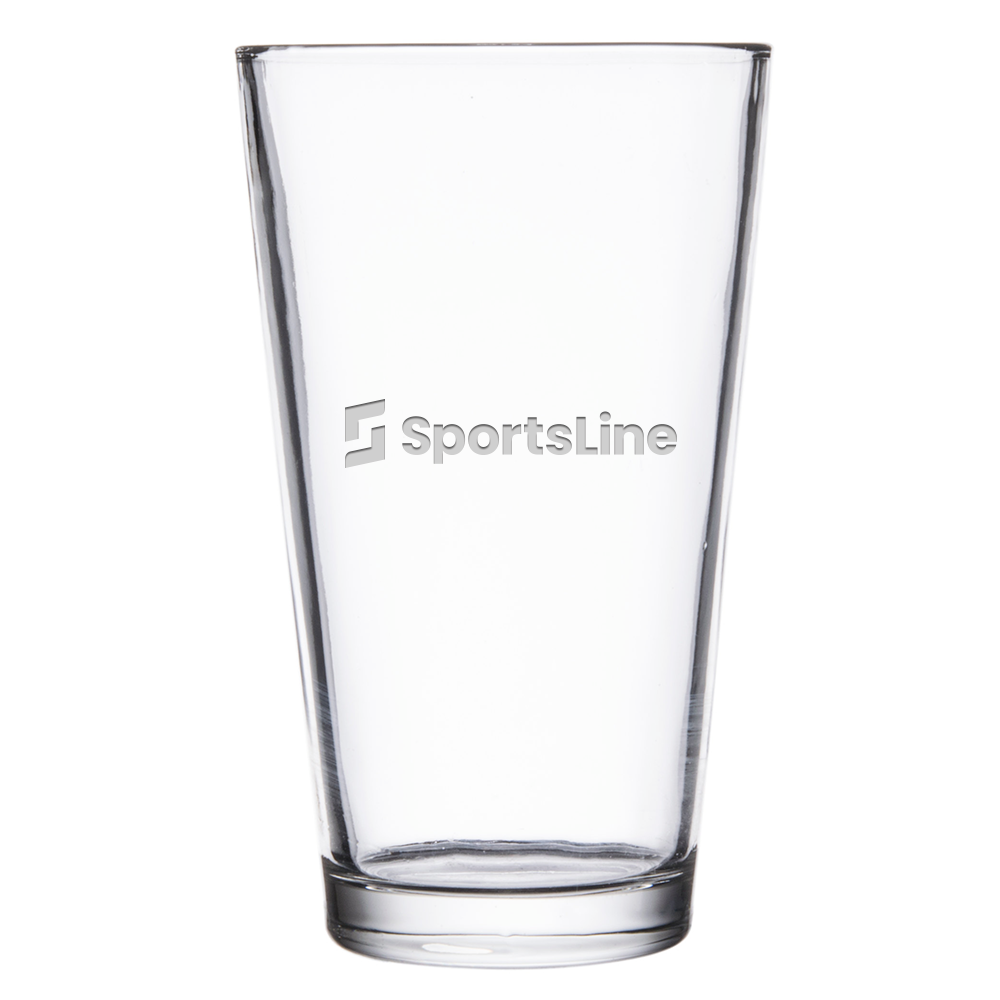 Sportsline Sportsline Logo Laser Engraved Pint Glass