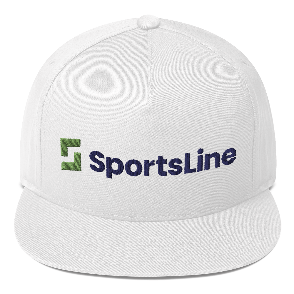 Sportsline Sportsline Logo Embroidered Flat Bill Hat