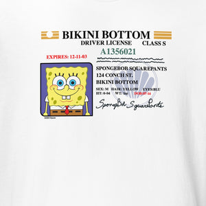 SpongeBob Driver's License T-Shirt