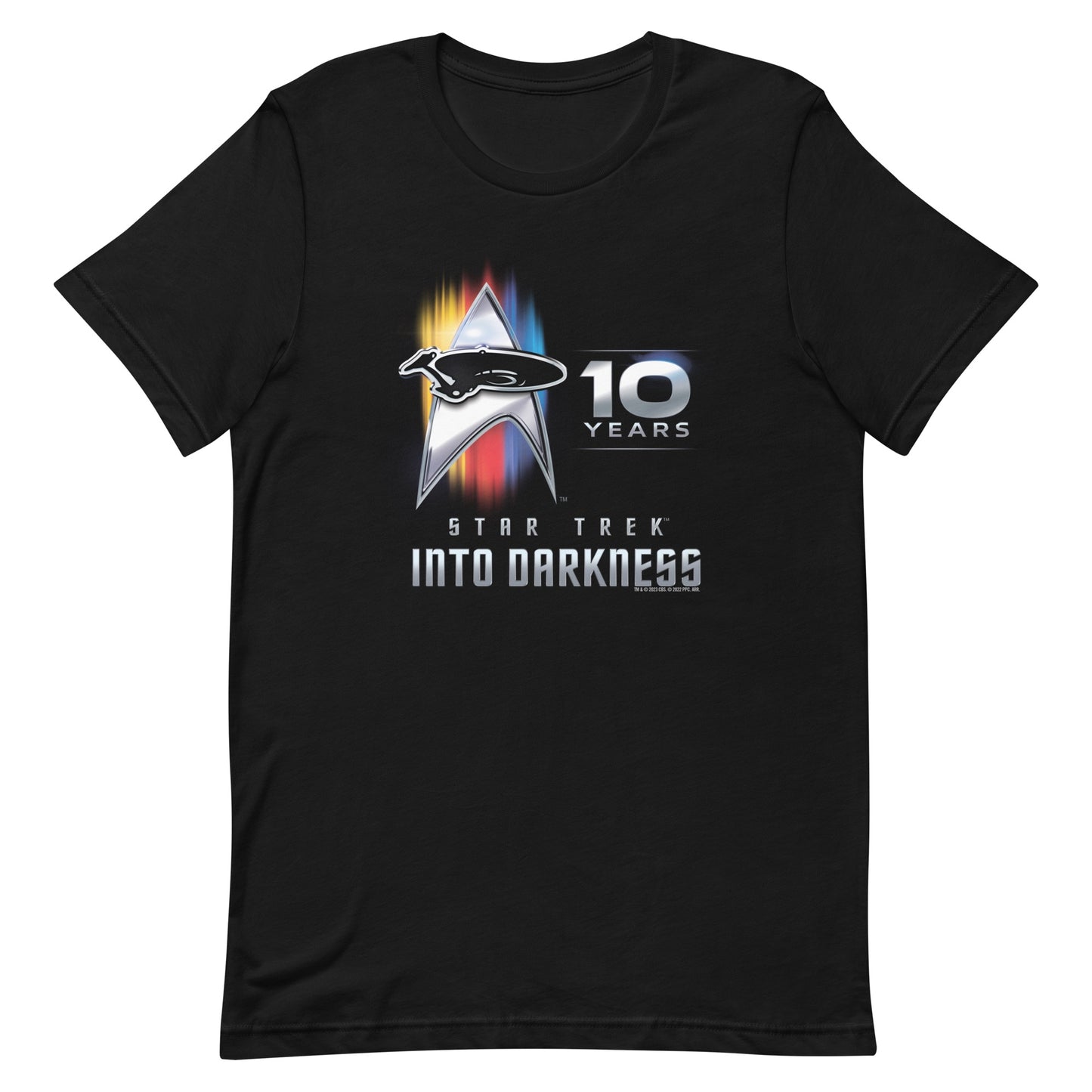 Star Trek XII: Into Darkness 10e anniversaire Adulte T-Shirt à manches courtes