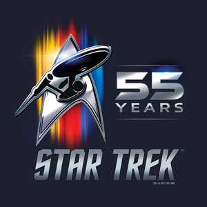 Star Trek 55. Jahrestag Erwachsene Kurzärmeliges T-Shirt