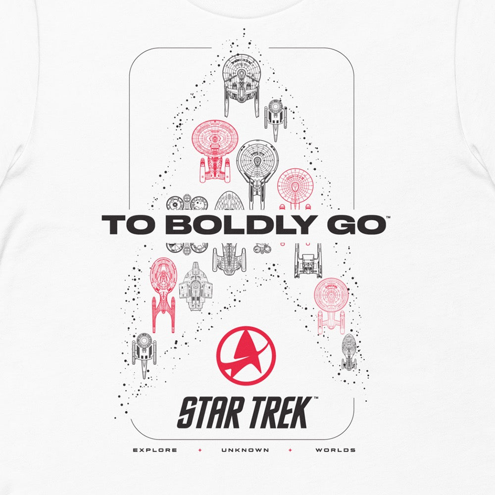 Star Trek T-shirt à manches courtes To Boldly Go