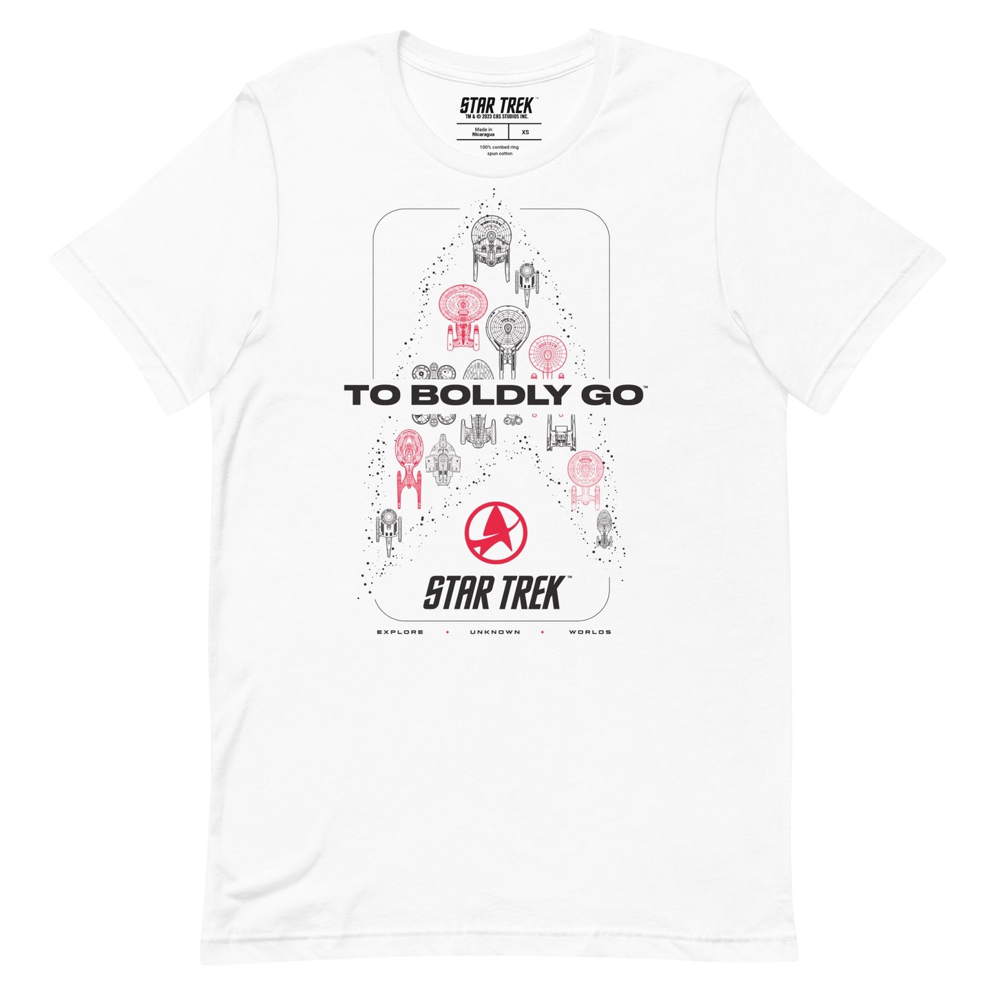 Star Trek Camiseta de manga corta To Boldly Go