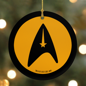 Star Trek: The Original Series Command Uniform Personalized Double-Sided Ornament