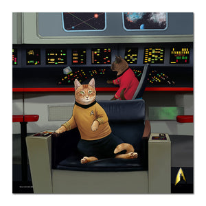Star Trek: The Original Series Uhura Cat Póster satinado premium