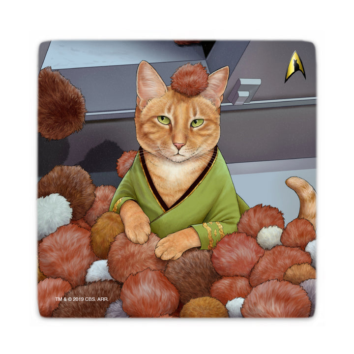 Star Trek: The Original Series Sous-verres en forme de chats (lot de 4)