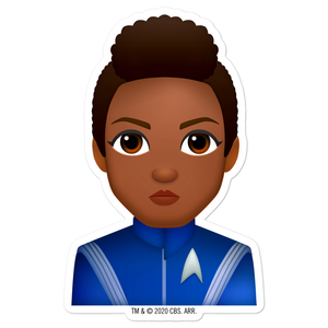 Star Trek: Discovery Burnham Emoji Pegatina Troquelada