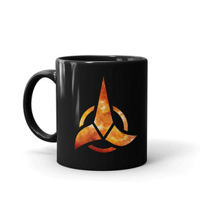 Star Trek: Discovery Klingon Logo Taza negra