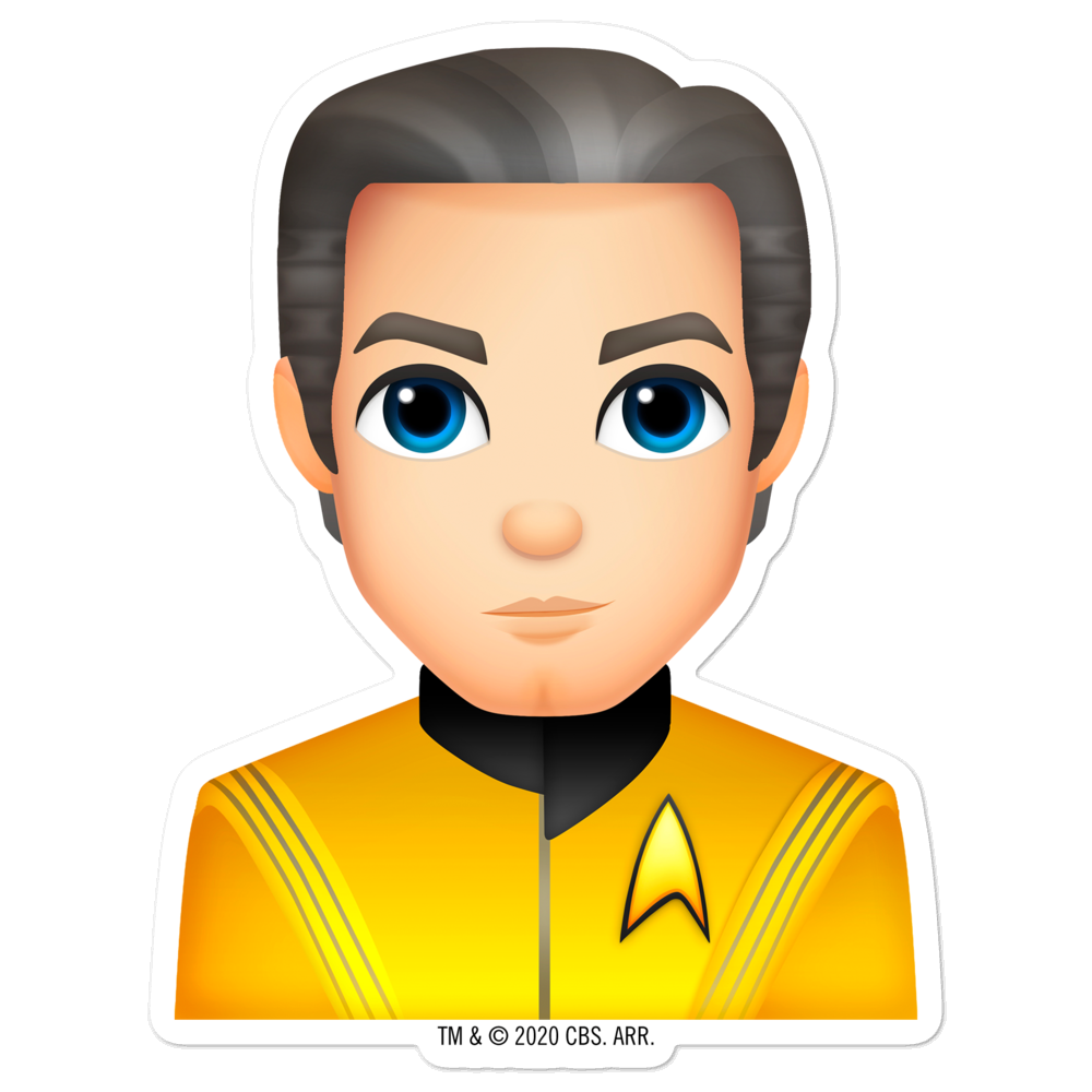 Star Trek: Strange New Worlds Autocollant découpé Pike Emoji