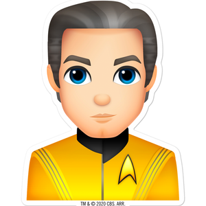 Star Trek: Strange New Worlds Autocollant découpé Pike Emoji