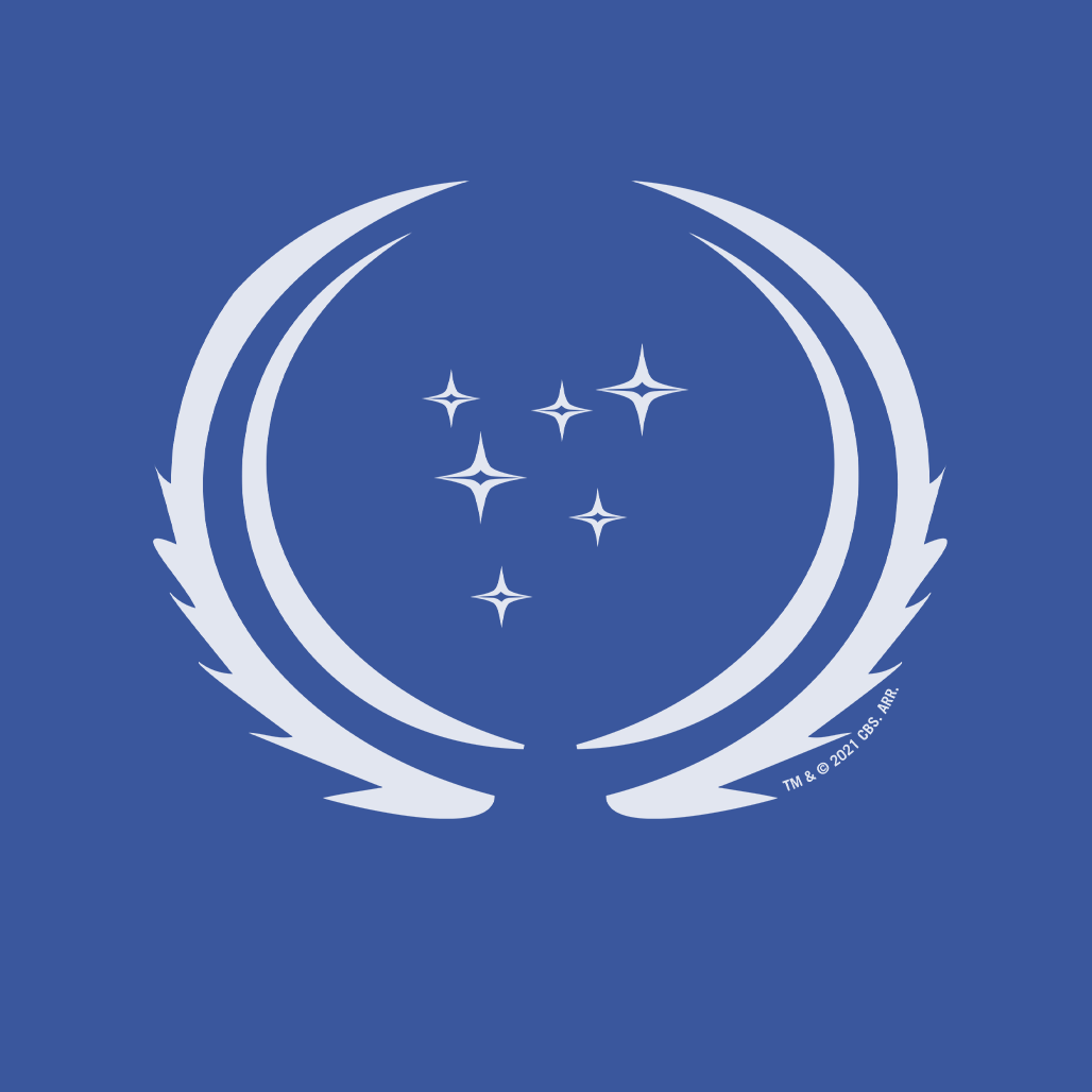 Star Trek: Discovery Sweat à capuche en laine polaire avec drapeau de l'UFP