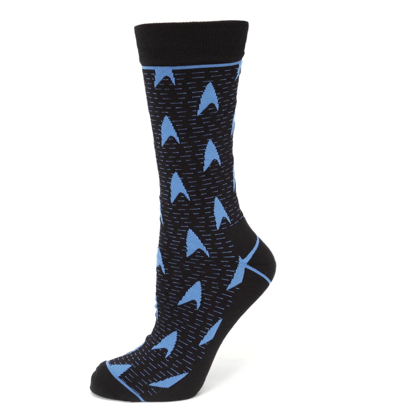 Star Trek Blue Delta Shield Schwarz Herren's Socken