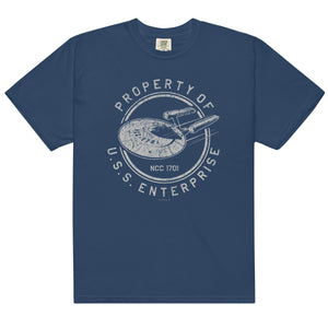 Star Trek U.S.S. Enterprise Komfortfarben T-Shirt
