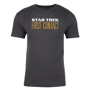 Star Trek VII: Generations Primer contacto Logo Adultos Camiseta de manga corta