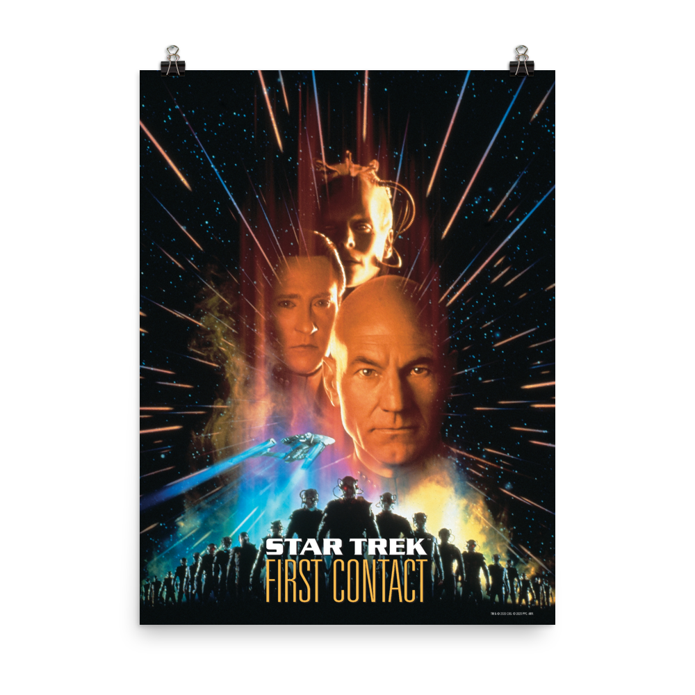 Star Trek VII: Generations First Contact Movie Premium Satin Poster