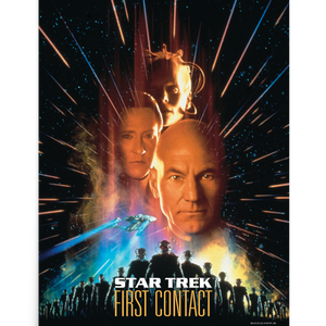 Star Trek VII: Generations First Contact Movie Premium Satin Poster