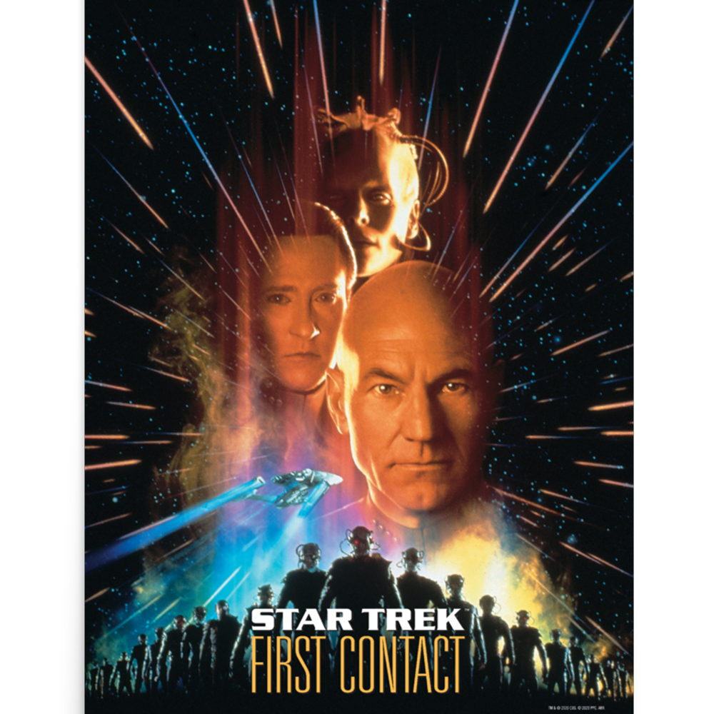 Star Trek VII: Generations Erstkontakt Film Premium Satin Poster