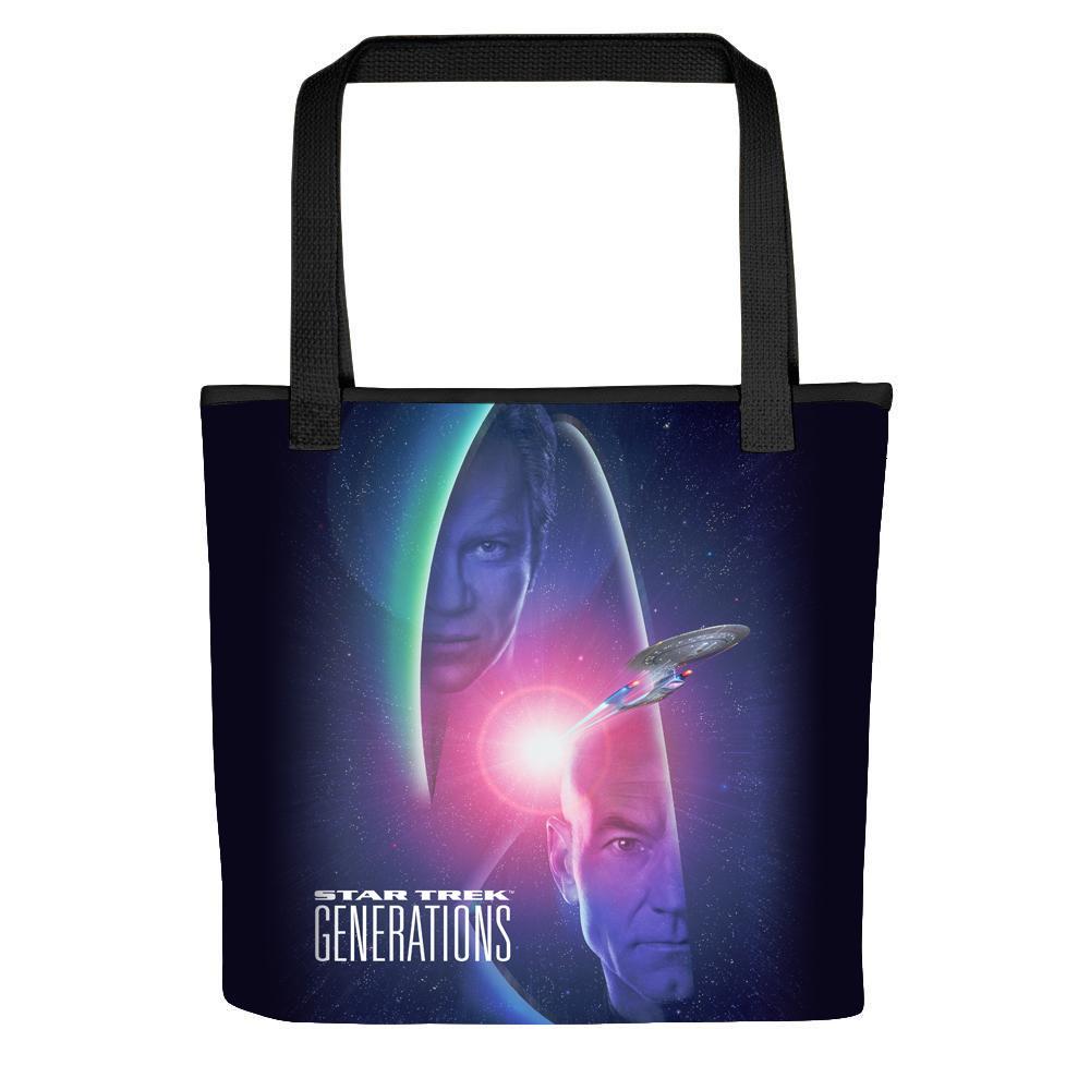 Star Trek: Generations Kirk & Picard Logo Premium Tote Bag