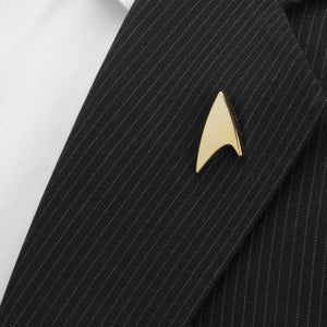 Star Trek Gold Delta Shield Anstecknadel