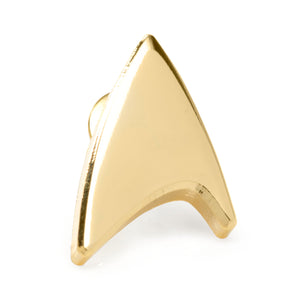 Star Trek Gold Delta Shield Anstecknadel