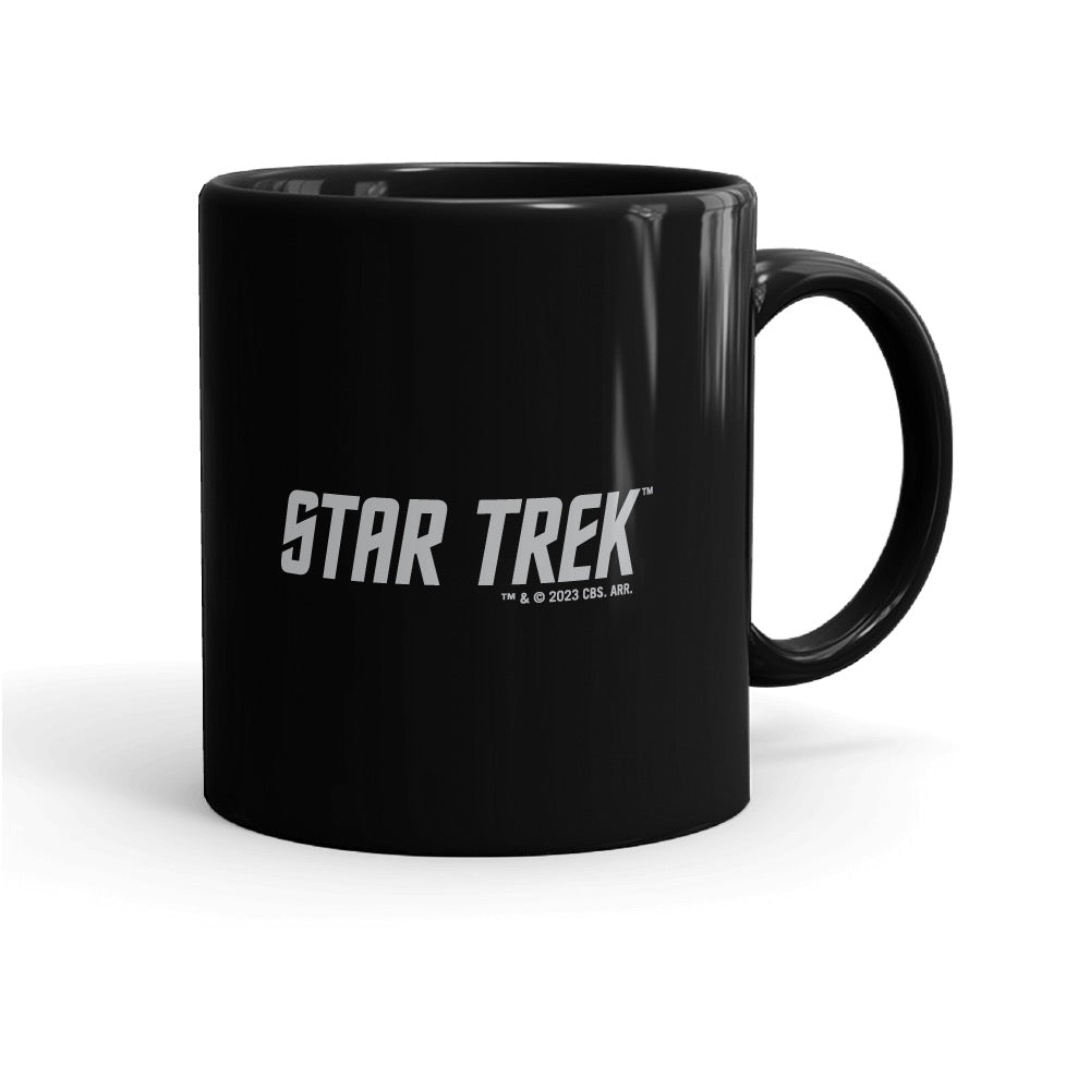 Star Trek: IDIC Symbol Black Mug