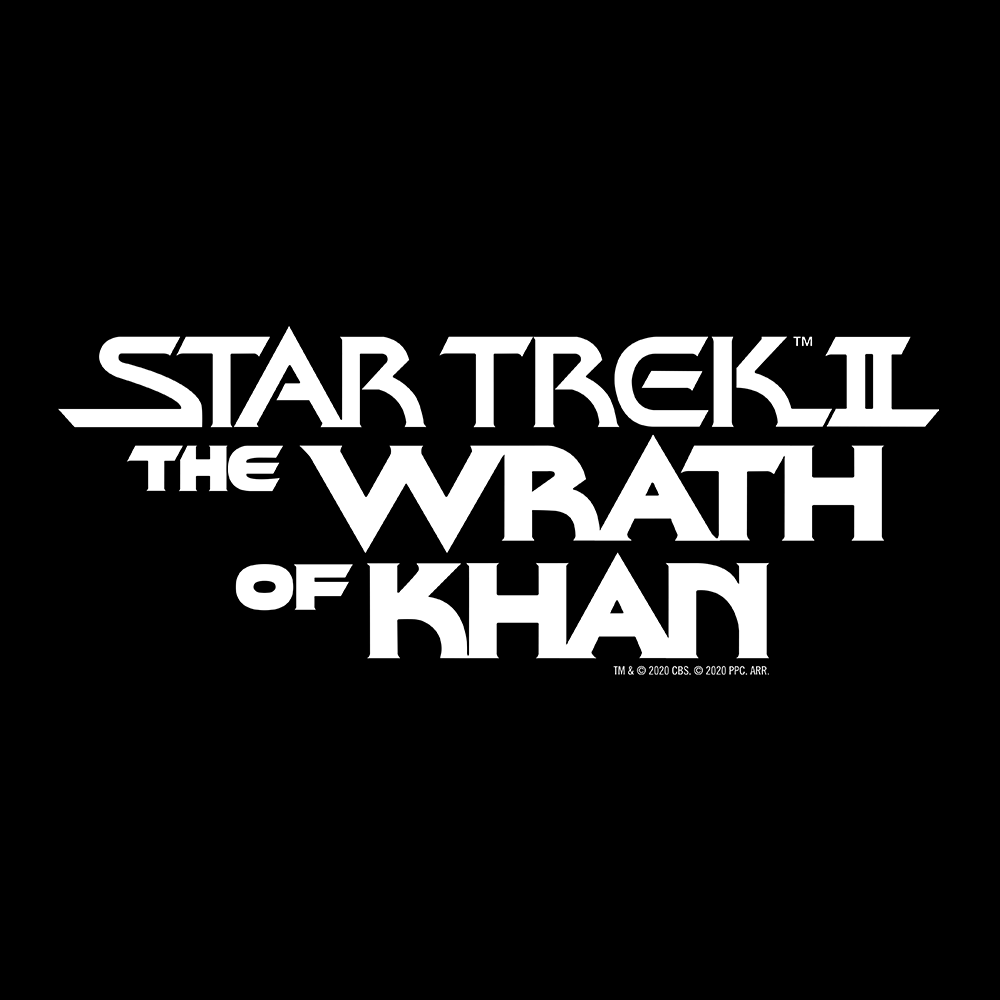 Star Trek II: The Wrath of Khan LOGO Adult Short Sleeve T-Shirt