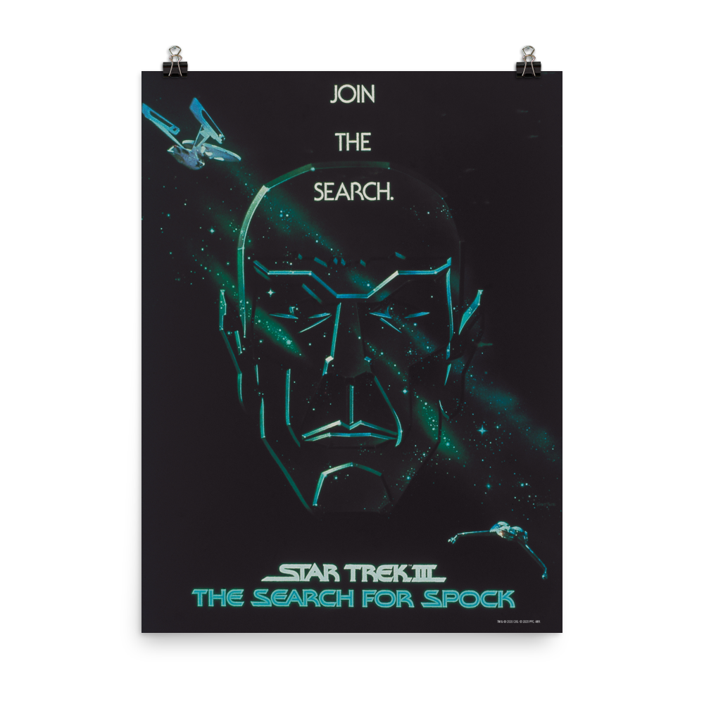 Star Trek III: The Search for Spock Join The Search Premium Satin Poster