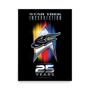Star Trek IX: Insurrection Poster zum 25-jährigen Jubiläum