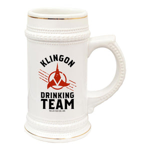 Star Trek Klingon Drinking Team 20oz Ceramic Beer Stein