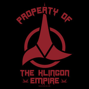 Star Trek Klingon Property Of Sweat à capuche en polaire