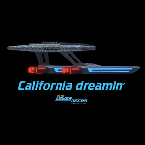 Star Trek: Lower Decks California Dreamin Erwachsene T-Shirt mit kurzen Ärmeln
