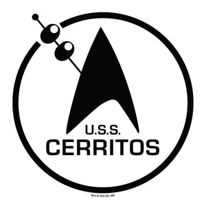Star Trek: Lower Decks Bar Cerritos Logo Adultos Camiseta de manga corta