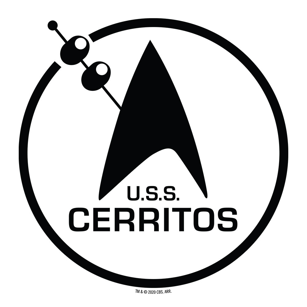 Star Trek: Lower Decks Cerritos Bar Logo Adult Short Sleeve T-Shirt