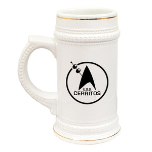 Star Trek: Lower Decks Cerritos Bar Logo 20 oz Ceramic Beer Stein