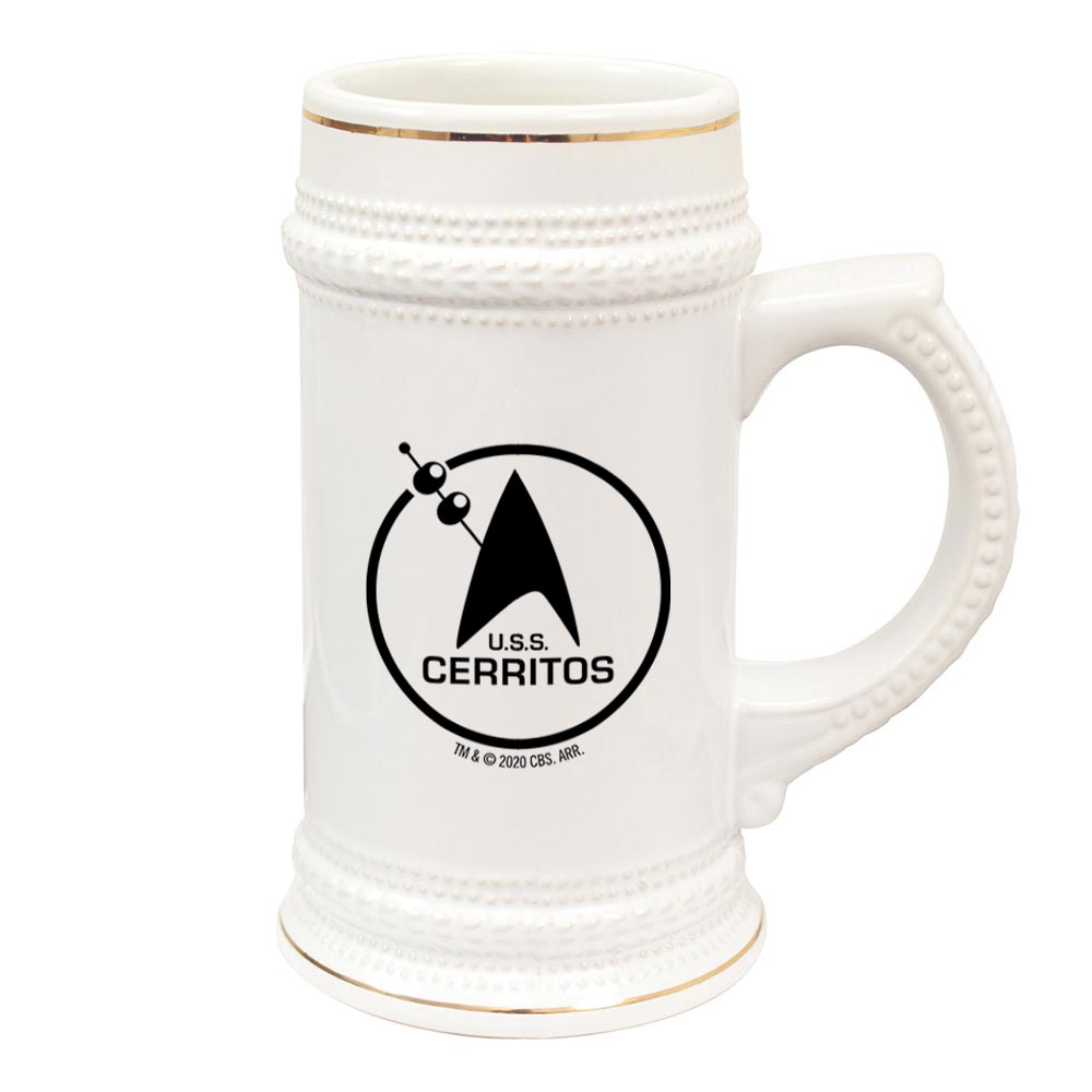 Star Trek: Lower Decks Cerritos Bar Logo 20 oz Ceramic Beer Stein