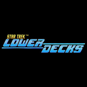 Star Trek: Lower Decks Logo Taza negra