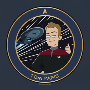 Star Trek: Lower Decks Tom Paris Plate T-Shirt à manches courtes pour adultes