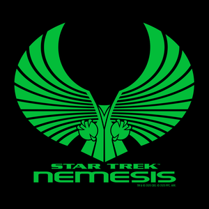 Star Trek X: Nemesis Logo Adult Short Sleeve T-Shirt