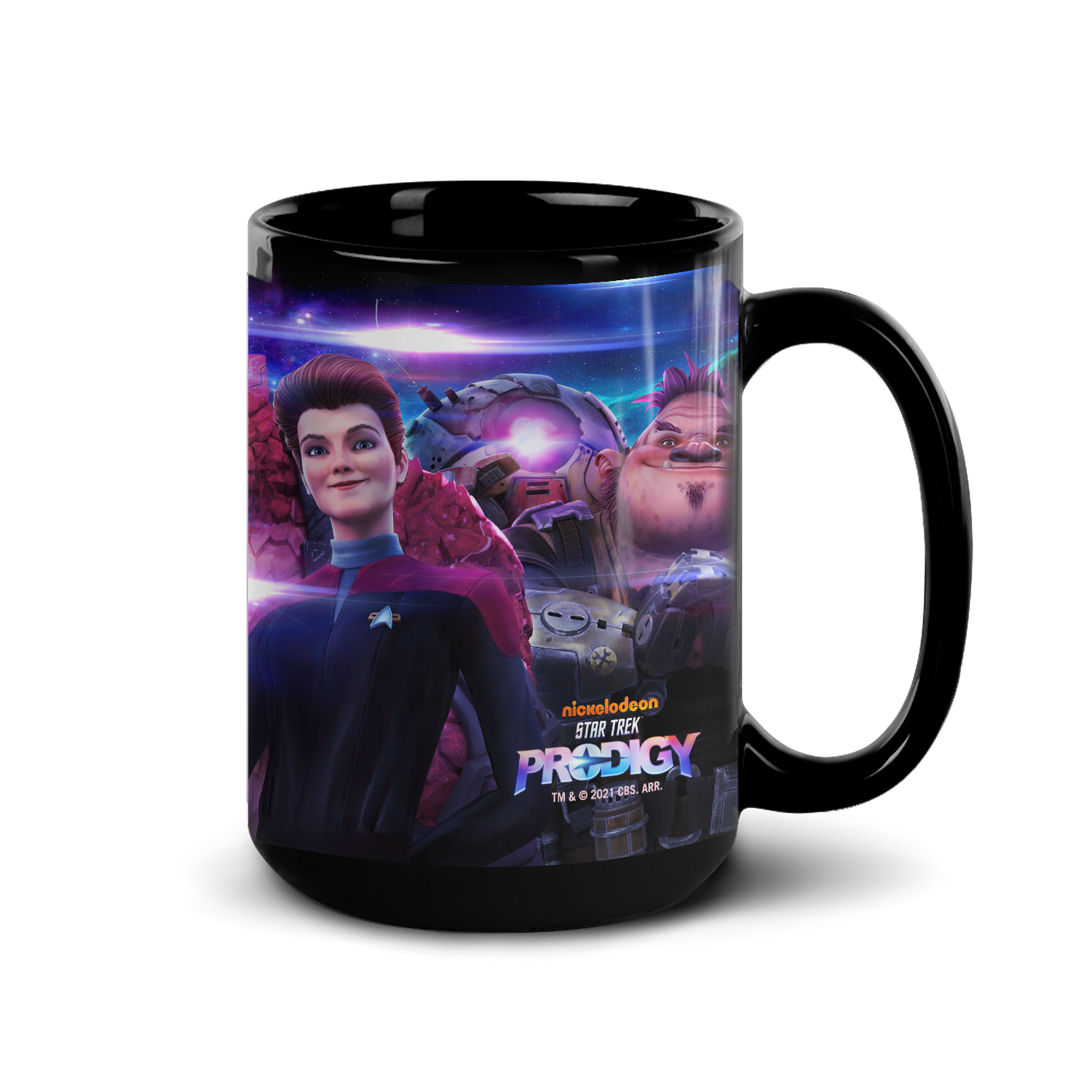 Star Trek: Prodigy Key Art 2 Black Mug