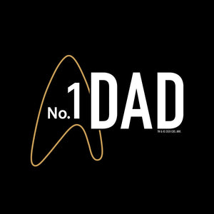 Star Trek: Picard Nr.1 Papa Erwachsene T-Shirt mit kurzen Ärmeln