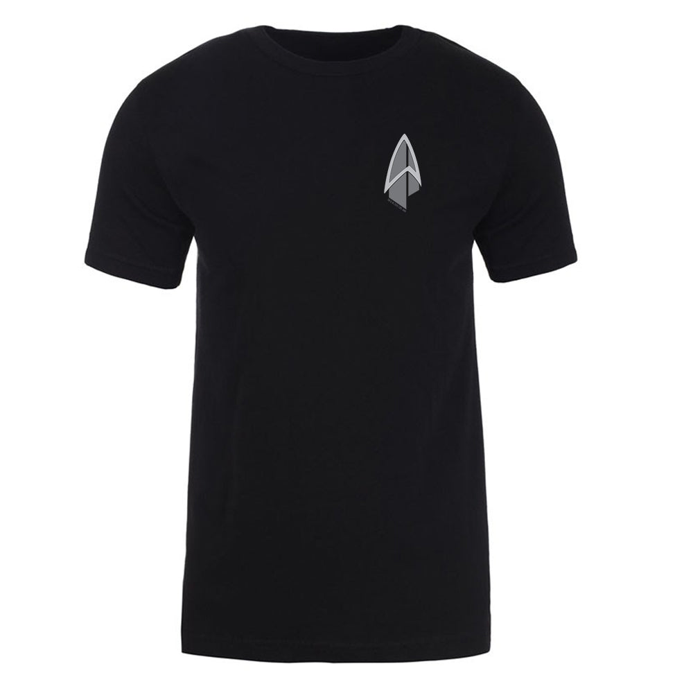 Star Trek: Picard Insignia de la Flota Estelar Adultos Camiseta de manga corta