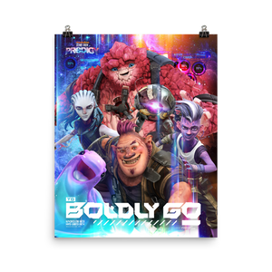 Star Trek: Prodigy To Boldly Go Premium Matte Paper Poster (en anglais)