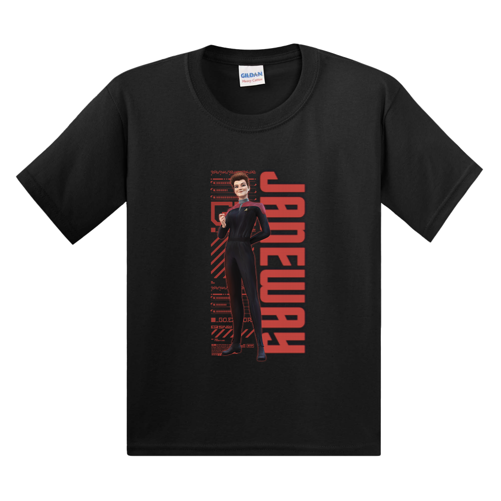 Star Trek: Prodigy Janeway Kids Short Sleeve T-Shirt