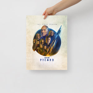 Star Trek: Picard Staffel 3 Besetzung Premium Mattes Papier Poster